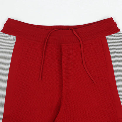 ケンゾー  ボトムス スウェットパンツ メンズ COLOURBLOCK PORTY PANTS レッド コットン ジョガーパンツ ロゴ プリント FA55PA5133BB 21
