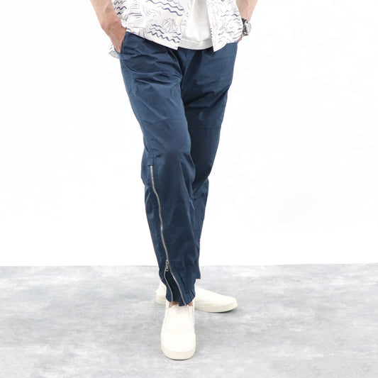 ケンゾー ボトムス ロングパンツ メンズ PATGHED JOG PANT ブルー ナイロン ロゴ 刺繍 FA55PA6831NW 73