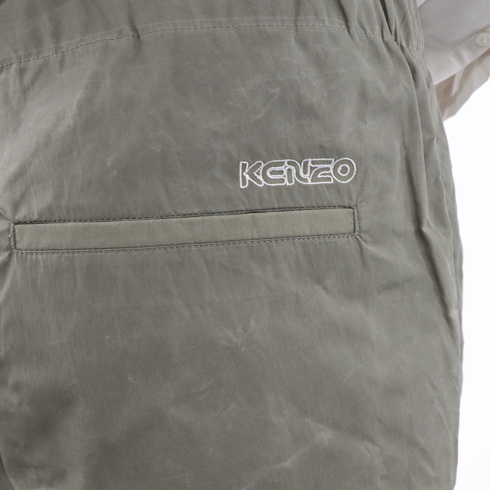 ケンゾー ボトムス ナイロンパンツ メンズ PATGHED JOG PANT グレー ジョガーパンツ アウトドア スポーツ ロゴ FA55PA6831NW 92