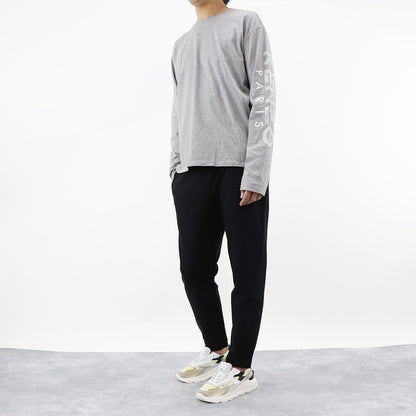 ケンゾー ボトムス スウェットパンツ ジョギングパンツ メンズ ブラック コットン ワンポイント タイガー ボトムス FB55PA7114ML