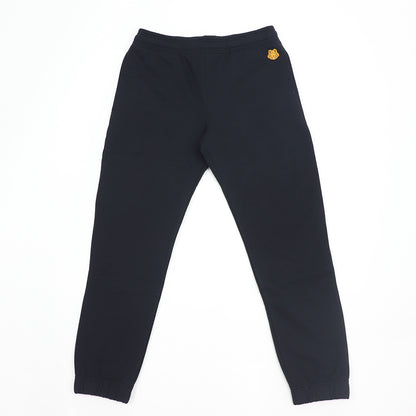 ケンゾー ボトムス スウェットパンツ ジョギングパンツ メンズ ブラック コットン ワンポイント タイガー ボトムス FB55PA7114ML