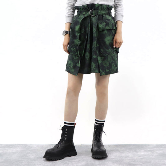 ケンゾー FB62JU1659G8 53 グリーン ミニスカート