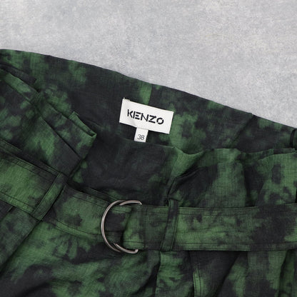 ケンゾー FB62JU1659G8 53 グリーン ミニスカート