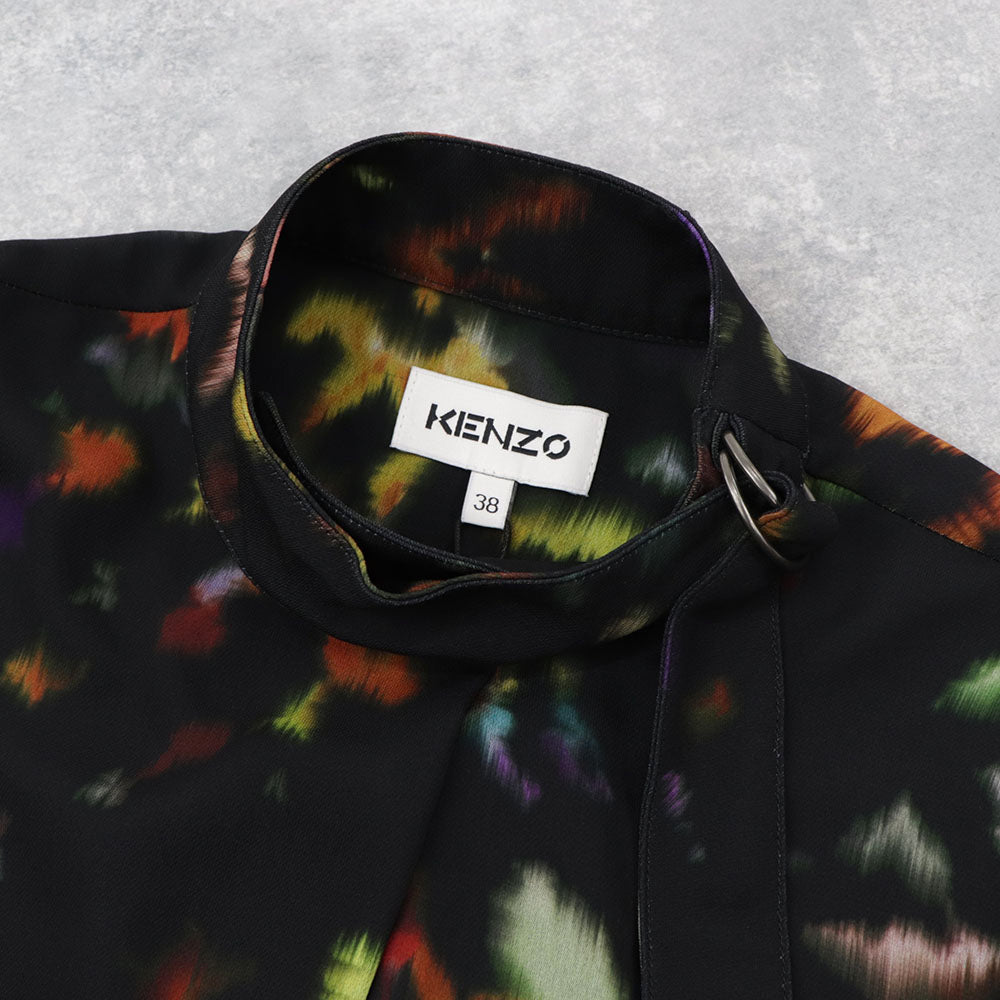 KENZO ブラウス FB62TO19459T 99 ブラック 柄