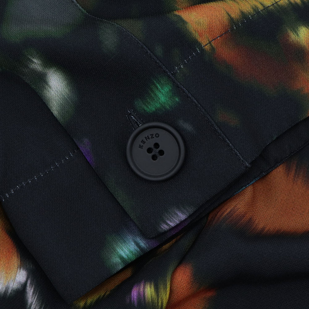 KENZO ブラウス FB62TO19459T 99 ブラック 柄