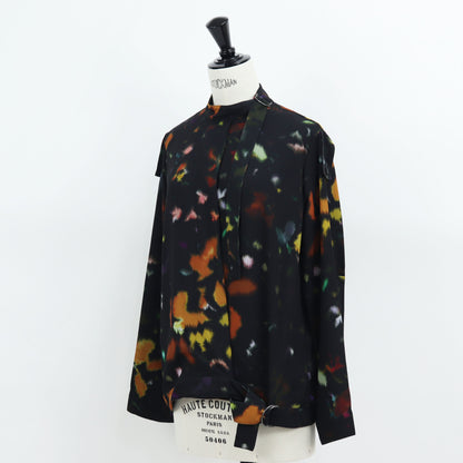 KENZO ブラウス FB62TO19459T 99 ブラック 柄