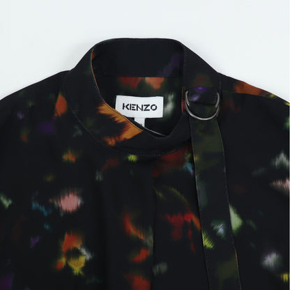 KENZO ブラウス FB62TO19459T 99 ブラック 柄