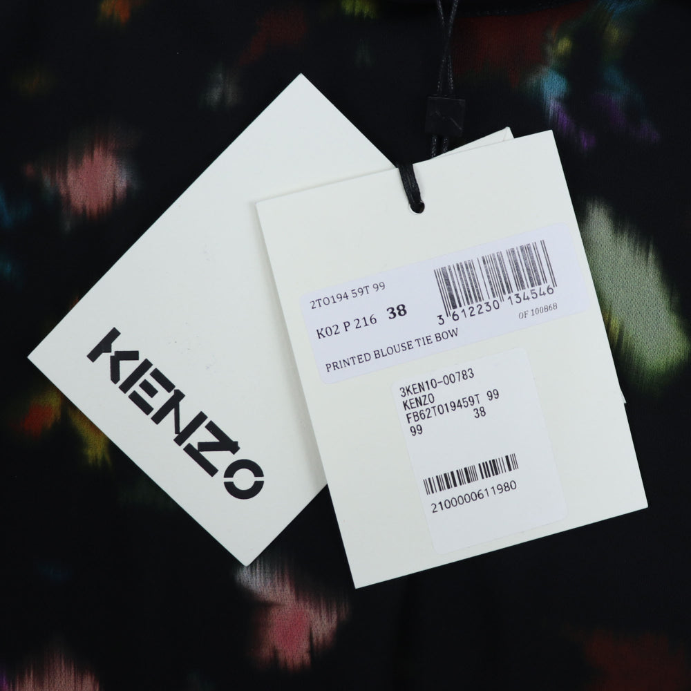 KENZO ブラウス FB62TO19459T 99 ブラック 柄