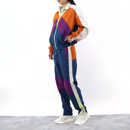 ケンゾー ボトムストラックパンツ メンズ ブルー オレンジ パープル ホワイト ナイロン ジャージ ジョギングパンツ FB62PA0359CO 78