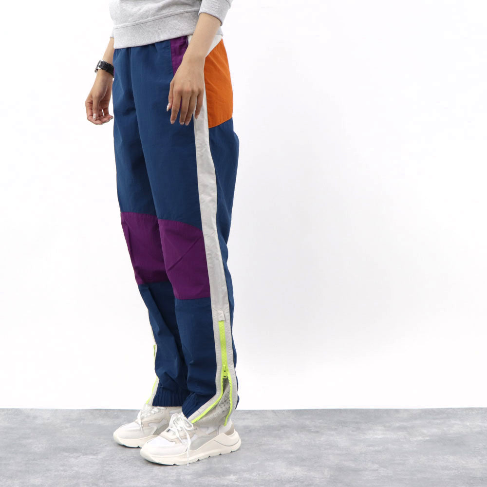 ケンゾー ボトムストラックパンツ メンズ ブルー オレンジ パープル ホワイト ナイロン ジャージ ジョギングパンツ FB62PA0359CO 78