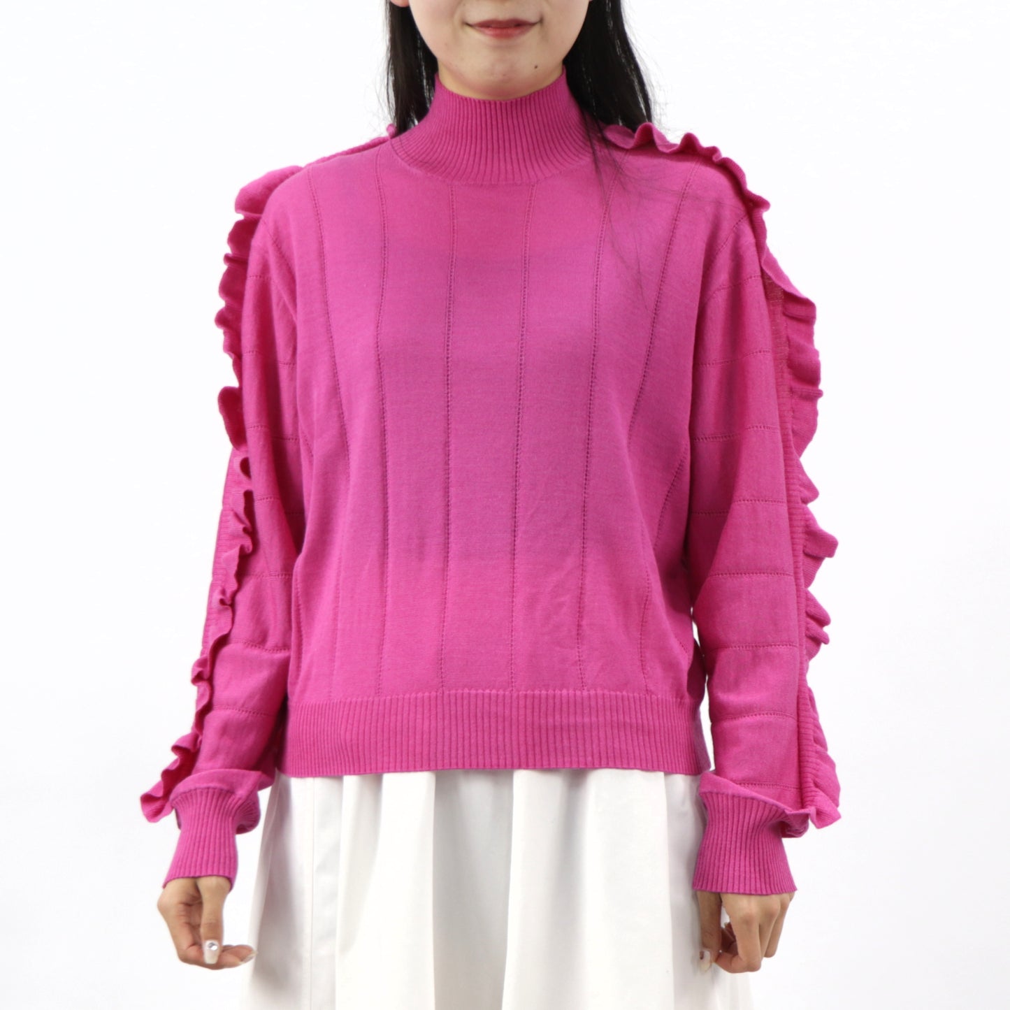 ケンゾー ニット F962TO604804 ピンク ウール シルク