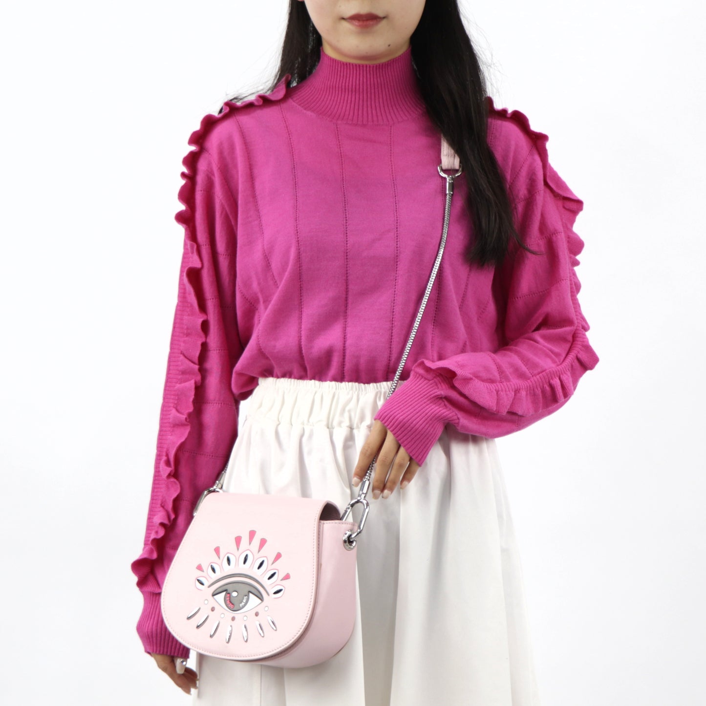 ケンゾー ニット F962TO604804 ピンク ウール シルク