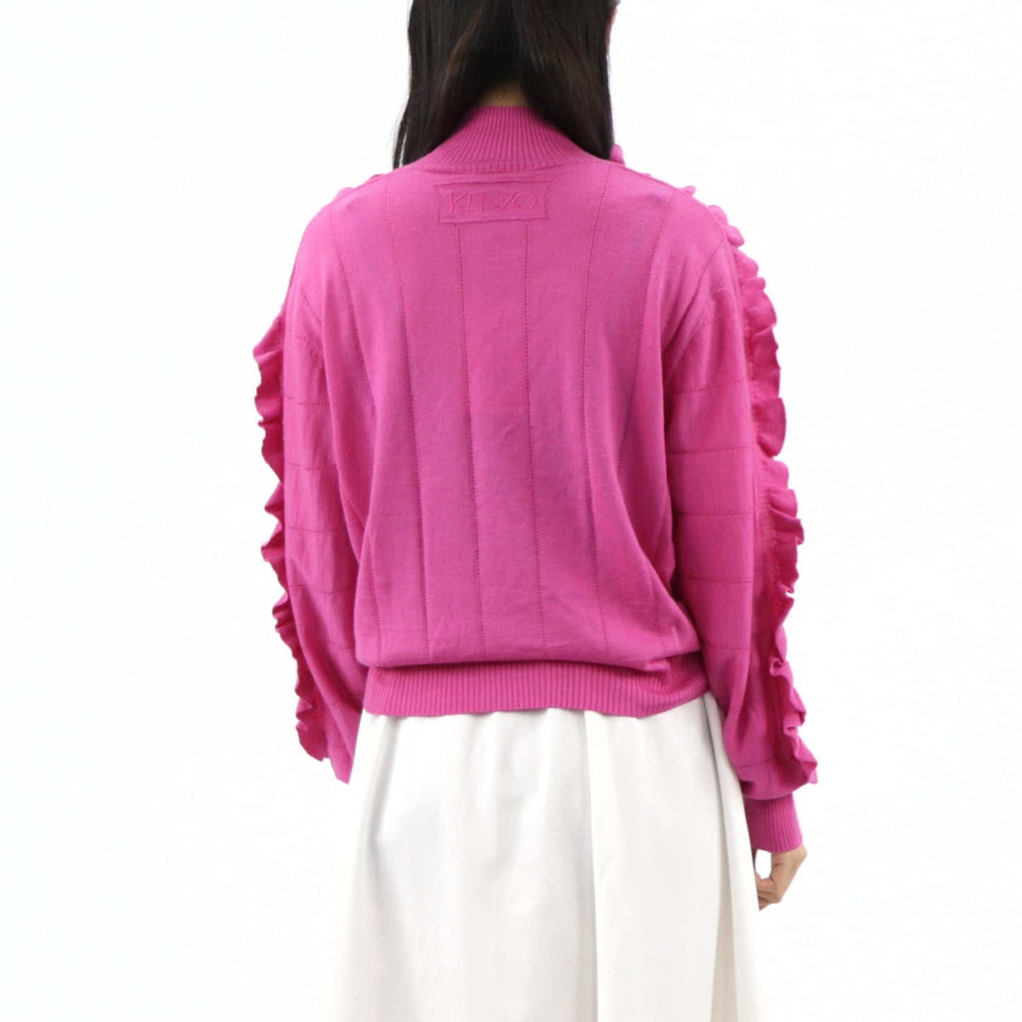 ケンゾー ニット F962TO604804 ピンク ウール シルク