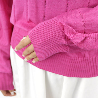 ケンゾー ニット F962TO604804 ピンク ウール シルク