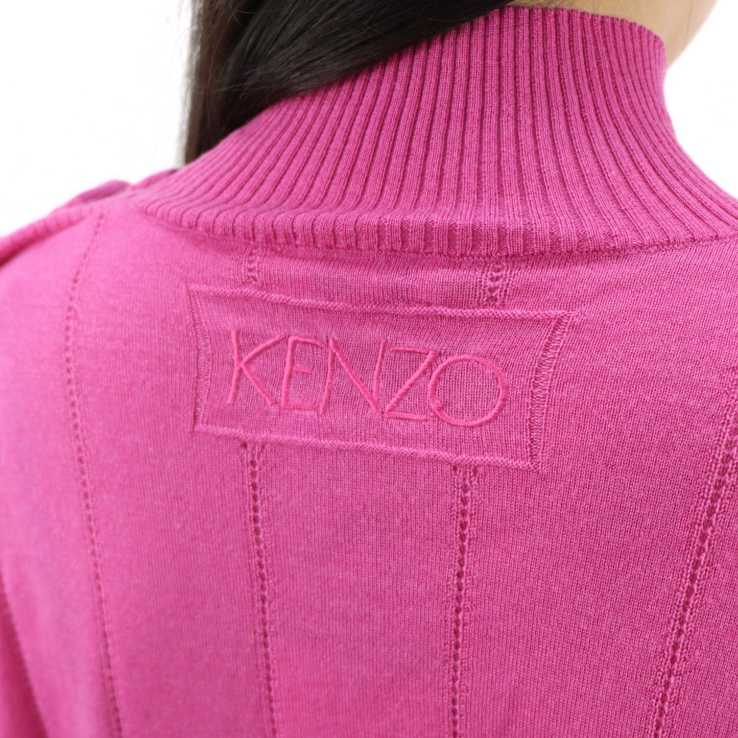 ケンゾー ニット F962TO604804 ピンク ウール シルク