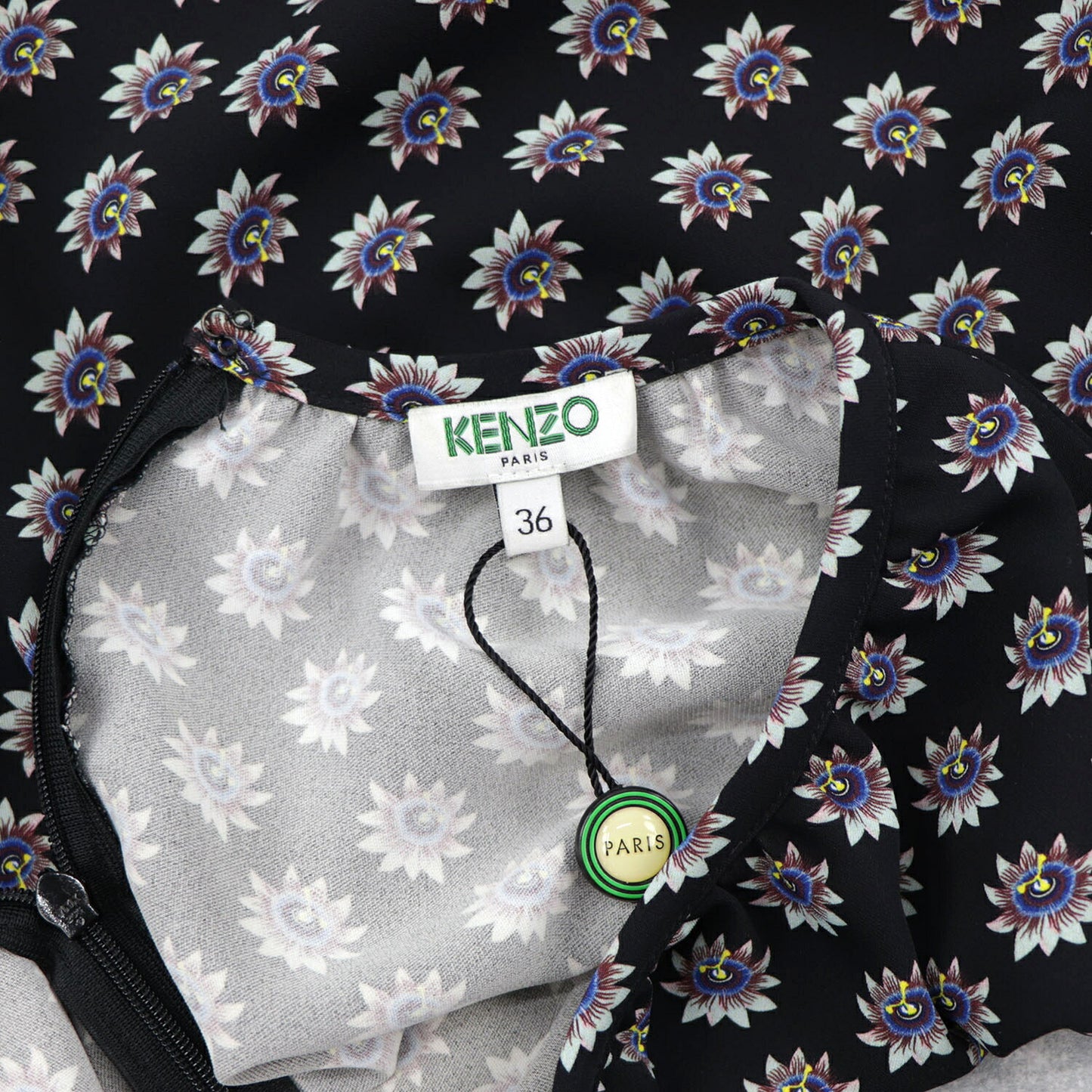 ケンゾー ブラウス F962TO15953D 99 ブラック