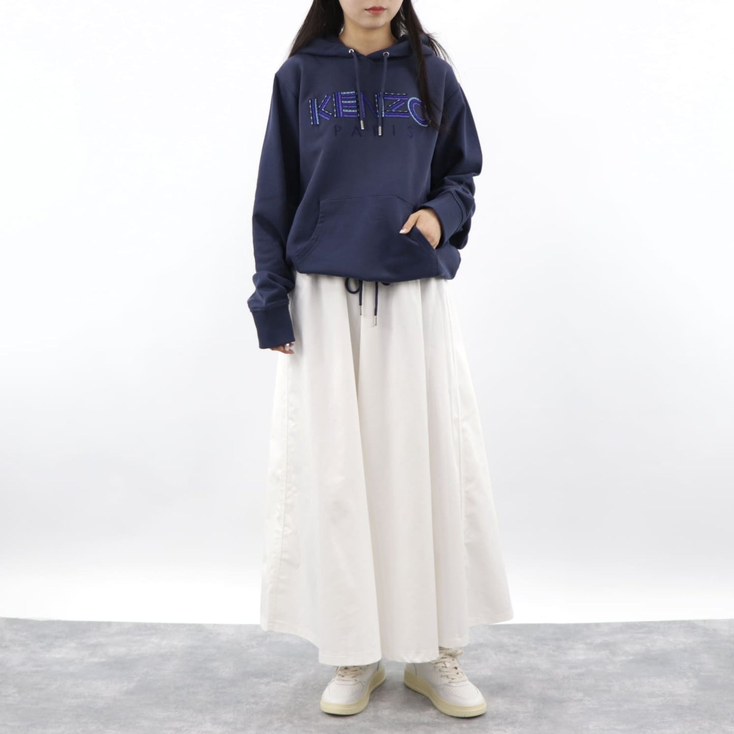 ケンゾー パーカー F965SW3614ME 78 ネイビー