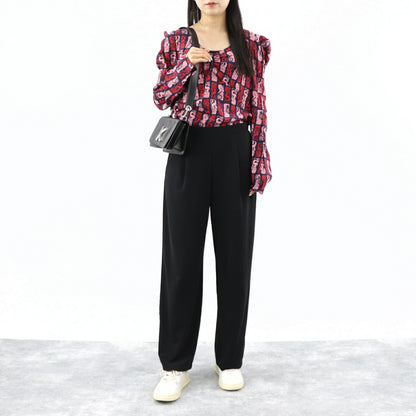 ケンゾー ブラウス FA52TO164525 77 ネイビー