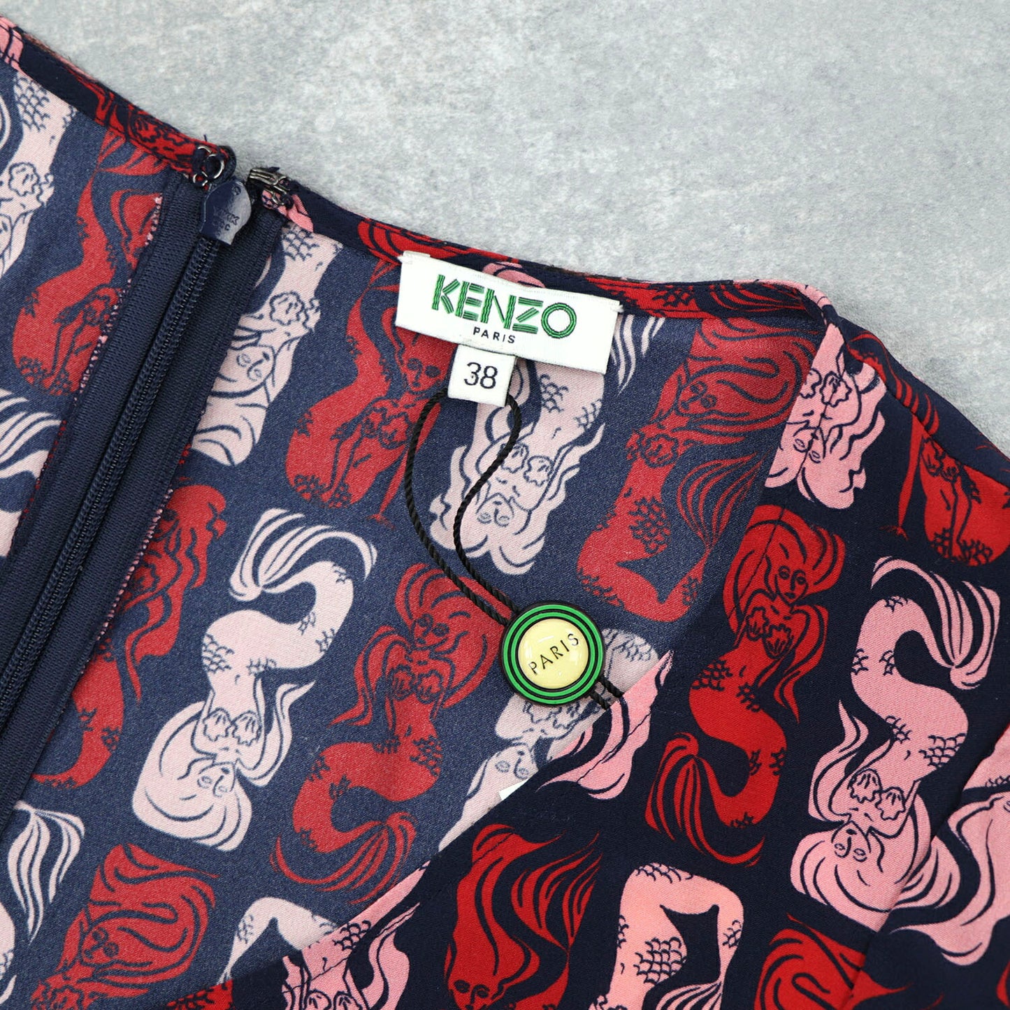 ケンゾー ブラウス FA52TO164525 77 ネイビー