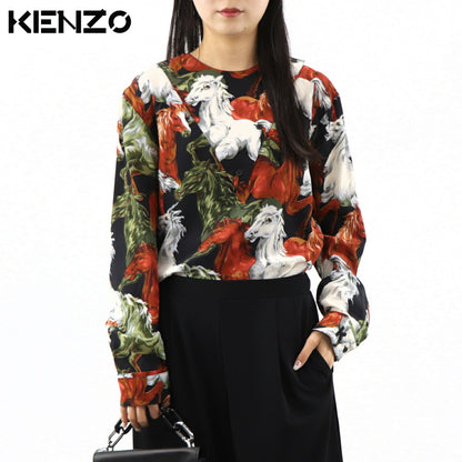 ケンゾー ブラウス FA62CH031522 17 ブラック