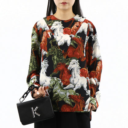 ケンゾー ブラウス FA62CH031522 17 ブラック