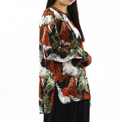 ケンゾー ブラウス FA62CH031522 17 ブラック