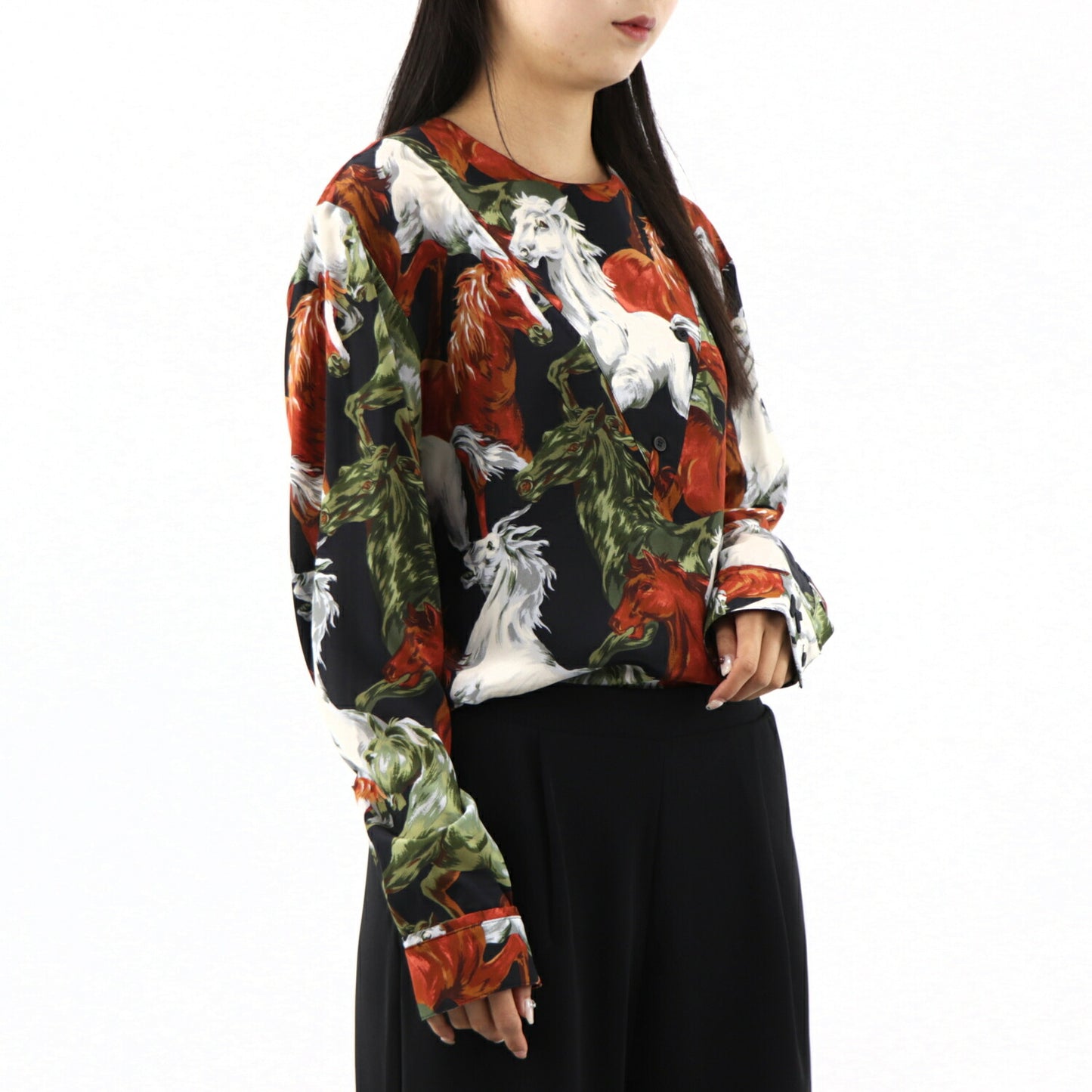 ケンゾー ブラウス FA62CH031522 17 ブラック