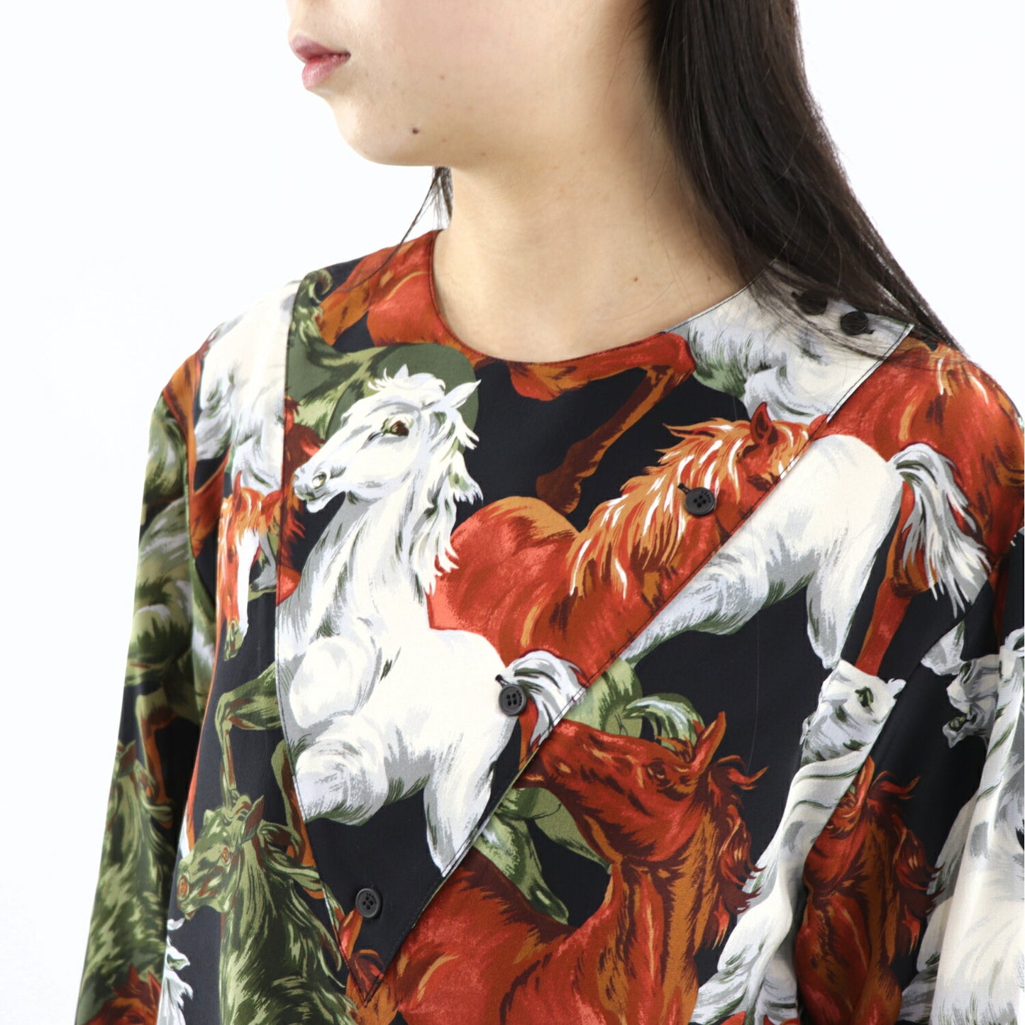 ケンゾー ブラウス FA62CH031522 17 ブラック