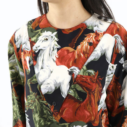 ケンゾー ブラウス FA62CH031522 17 ブラック