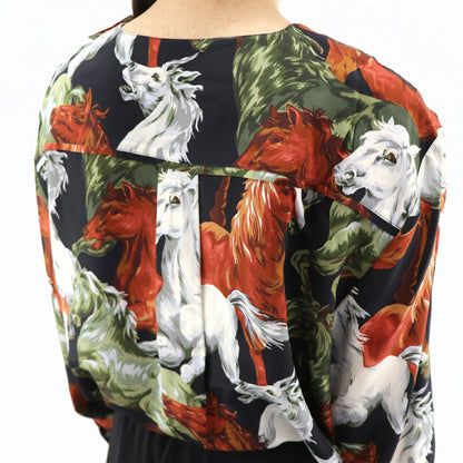 ケンゾー ブラウス FA62CH031522 17 ブラック