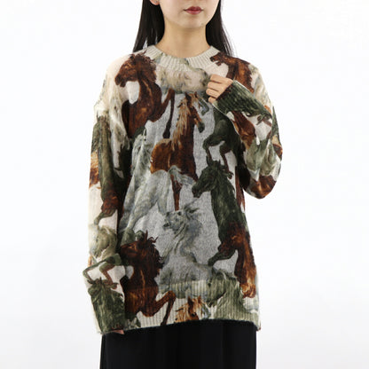 ケンゾー ニット FA62PU5133CC クリーム系 クルーネック