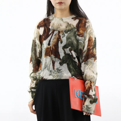 ケンゾー ニット FA62PU5133CC クリーム系 クルーネック