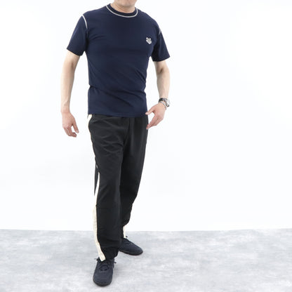 ケンゾー Tシャツ 半袖 FA55TS0814BD ネイビー 刺繍