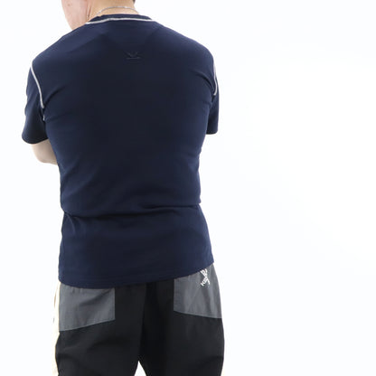 ケンゾー Tシャツ 半袖 FA55TS0814BD ネイビー 刺繍