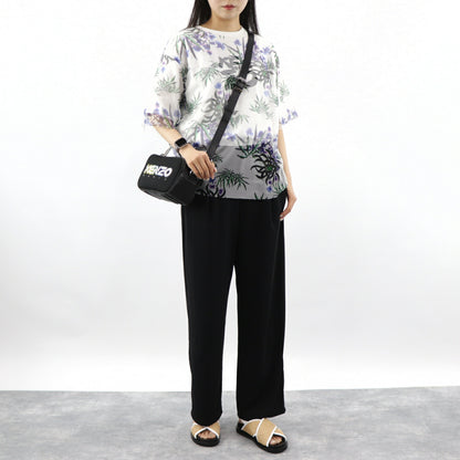 ケンゾー Tシャツ FA52TS621907 01 ホワイト 花柄