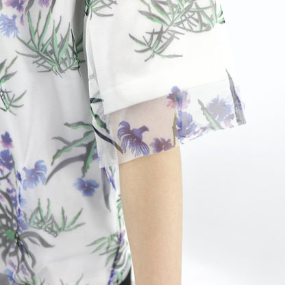 ケンゾー Tシャツ FA52TS621907 01 ホワイト 花柄