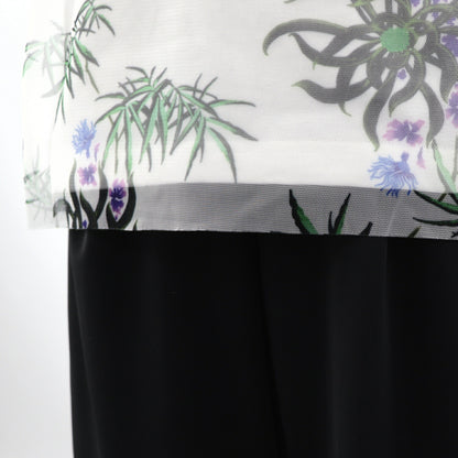 ケンゾー Tシャツ FA52TS621907 01 ホワイト 花柄