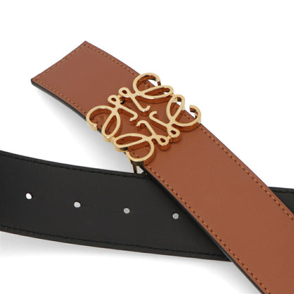 LOEWE ベルト アナグラムベルト ブラウン×ブラック 51501010