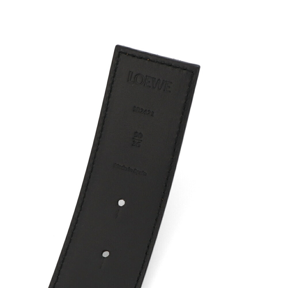 LOEWE ベルト アナグラムベルト ブラウン×ブラック 51501010