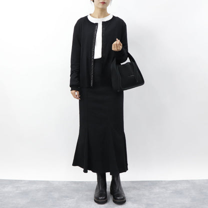 モンクレール 9B702 00 TRICOT カーディガン ブラック