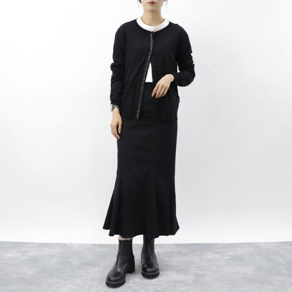 モンクレール 9B702 00 TRICOT カーディガン ブラック