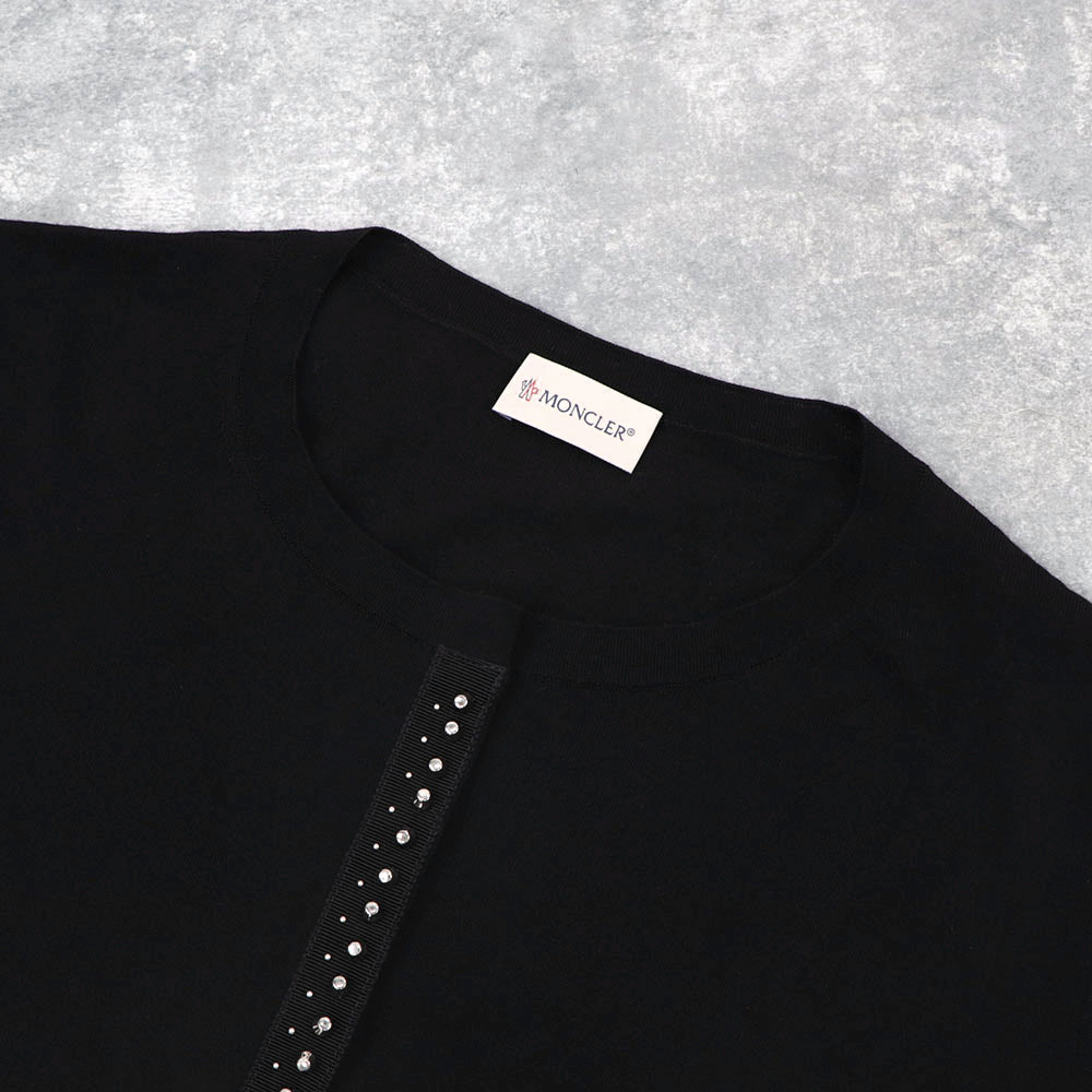 モンクレール 9B702 00 TRICOT カーディガン ブラック