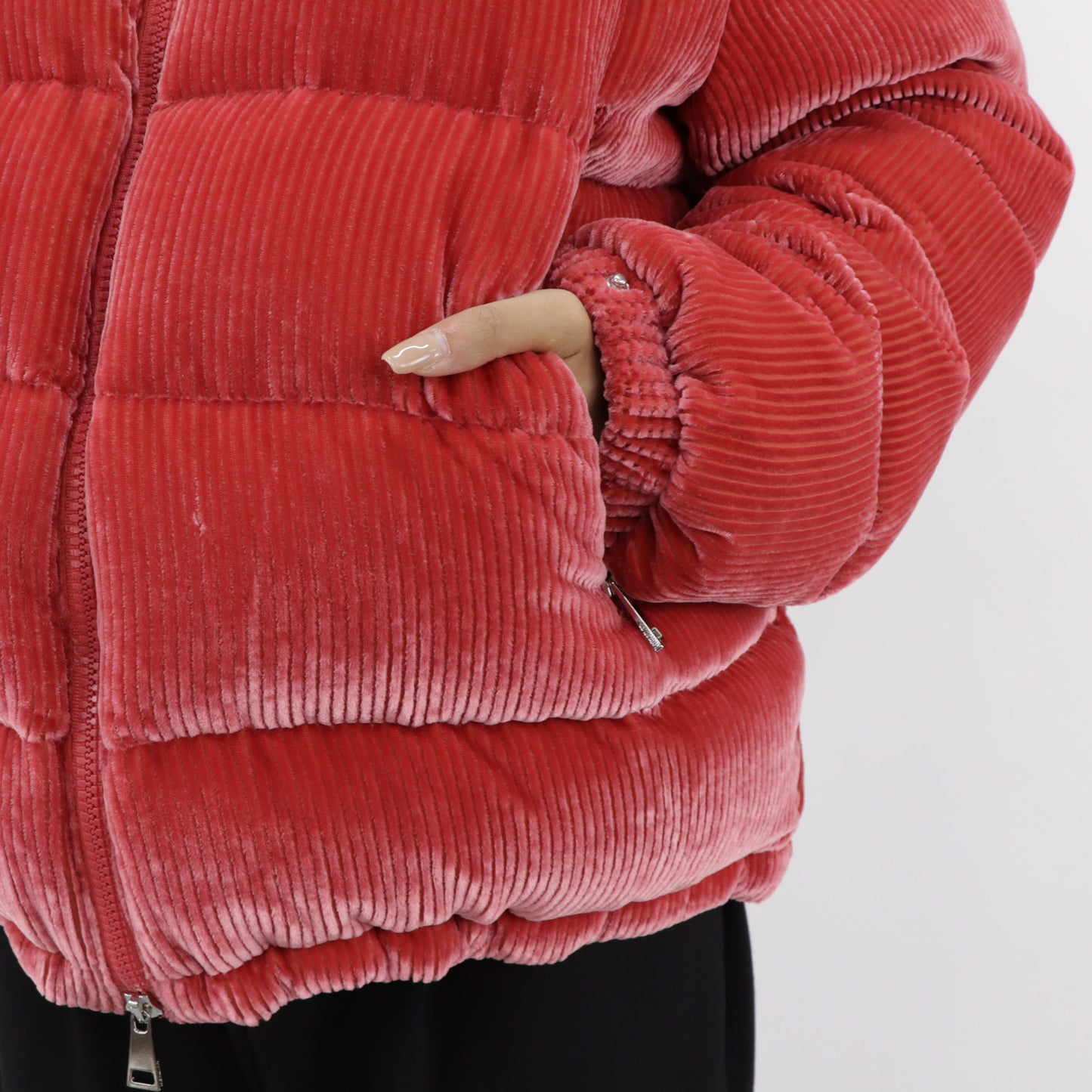 モンクレール 1A521 00 V0080 ダウンジャケット レッド