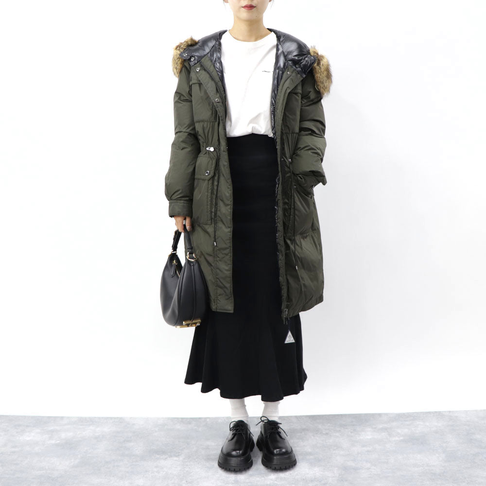 モンクレール MONCLER 1C000 44 539YH 835/BAN ダウンコート カーキ レディース  新品