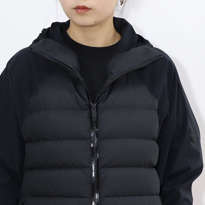 MONCLER ダウンウェア ブラック ダウン ナイロン ハーフ・ショート丈 1A00033 596IU