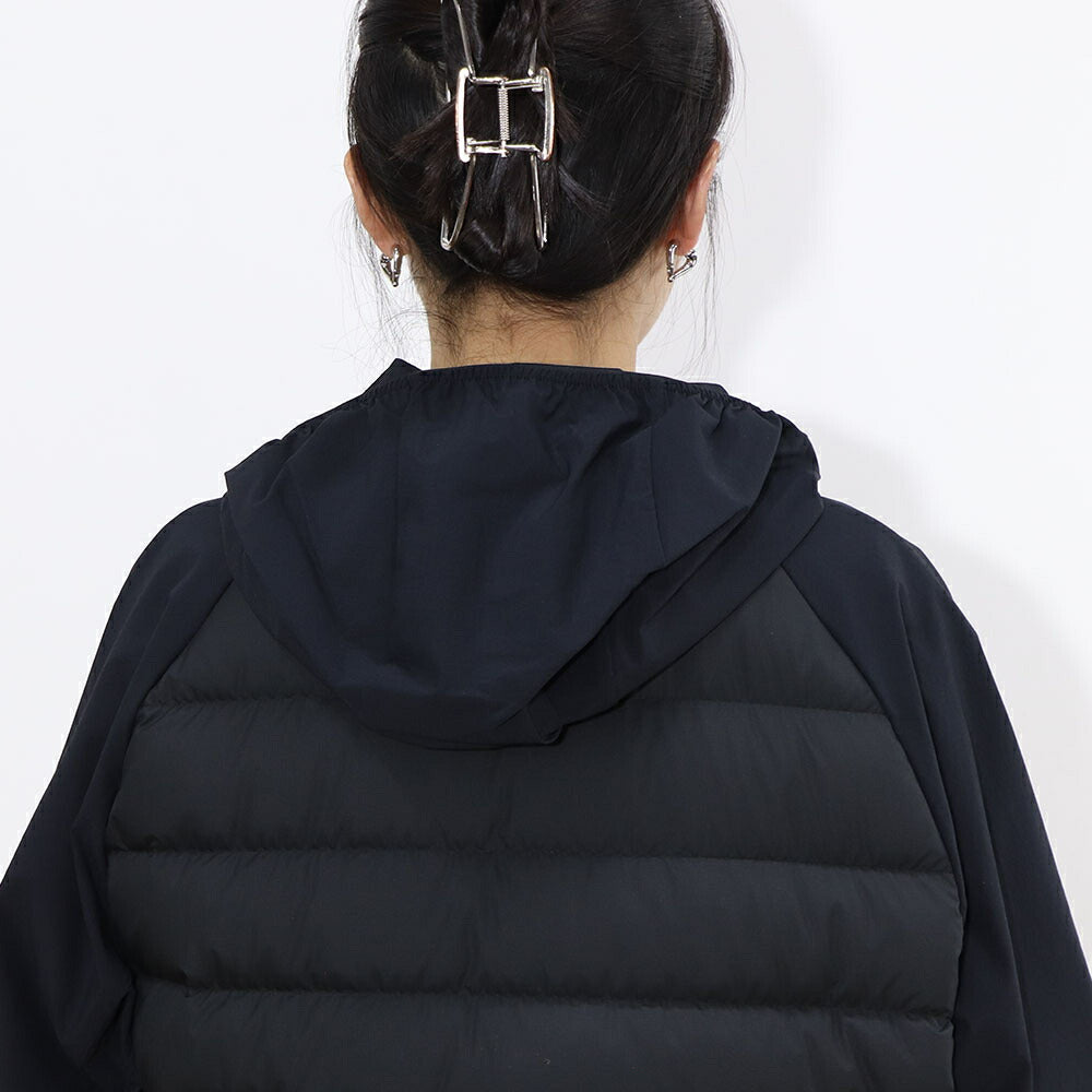 MONCLER ダウンウェア ブラック ダウン ナイロン ハーフ・ショート丈 1A00033 596IU