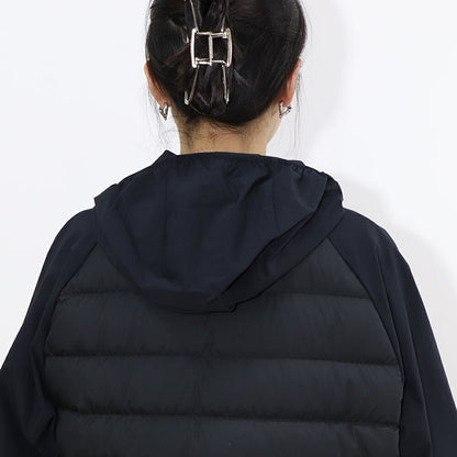 MONCLER ダウンウェア ブラック ダウン ナイロン ハーフ・ショート丈 1A00033 596IU