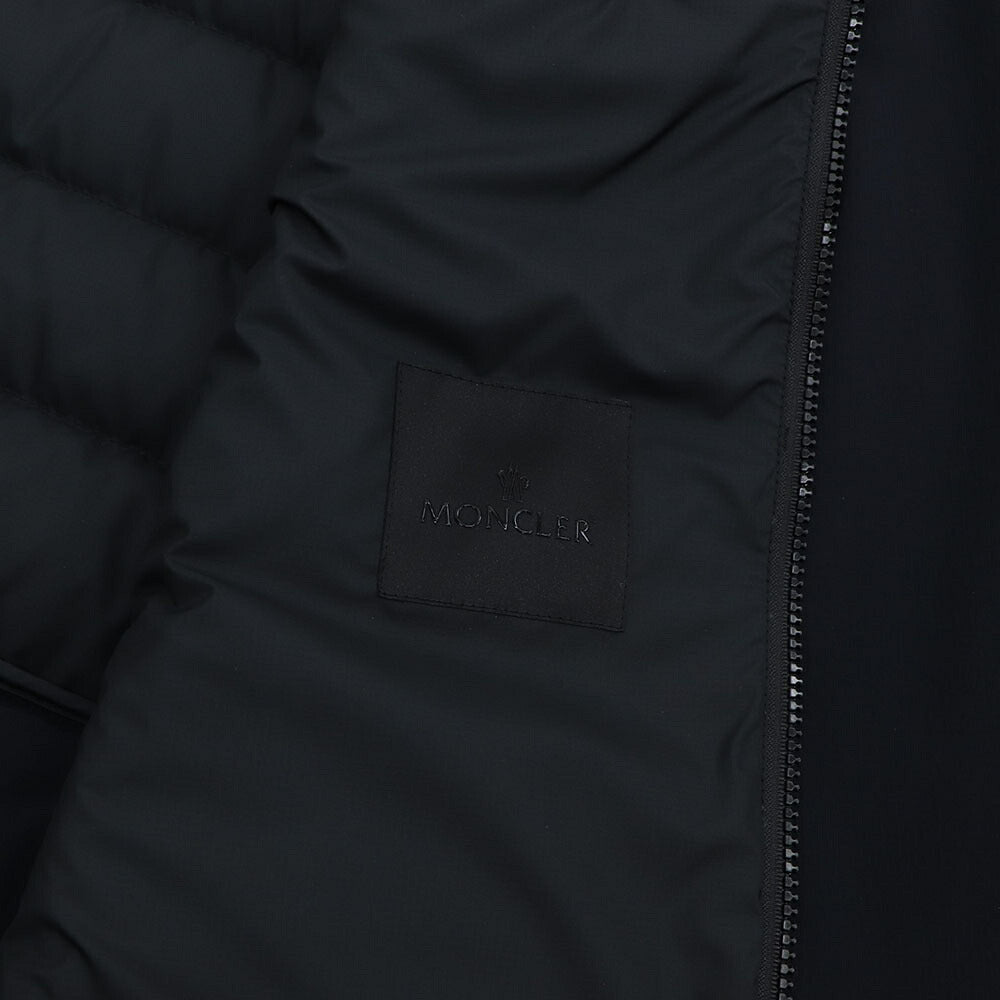 MONCLER ダウンウェア ブラック ダウン ナイロン ハーフ・ショート丈 1A00033 596IU