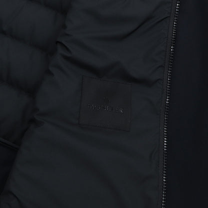 MONCLER ダウンウェア ブラック ダウン ナイロン ハーフ・ショート丈 1A00033 596IU
