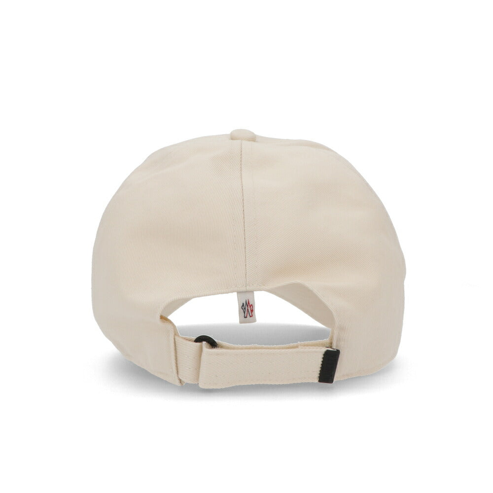 MONCLER 帽子 キャップ ホワイト ベースボールキャップ ロゴ 3B00002 4863